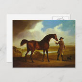 Earl Grosvenor's Bandy van George Stubbs Briefkaart (Voorkant / Achterkant)