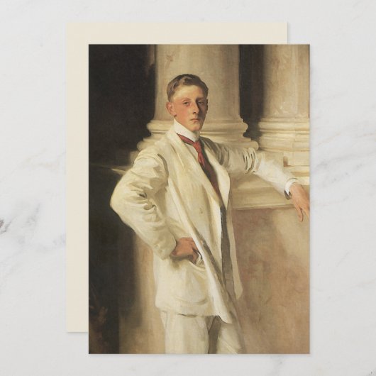 Earl of Dalhousie van John Singer Sargent (Voorkant / Achterkant)