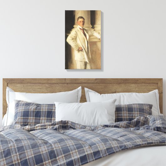 Earl of Dalhousie van John Singer Sargent Canvas Afdruk (Insitu (Slaapkamer))