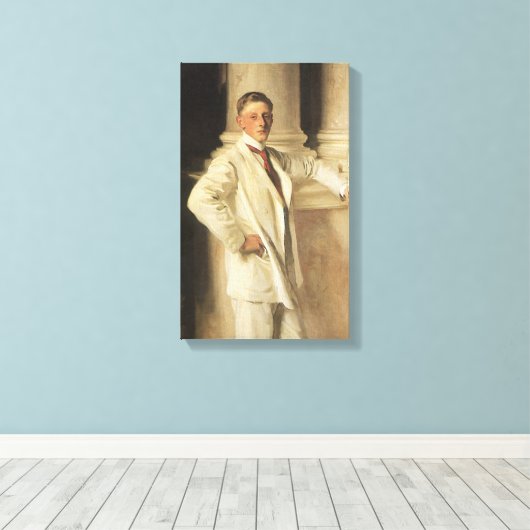 Earl of Dalhousie van John Singer Sargent Canvas Afdruk (Insitu (Houten vloer))