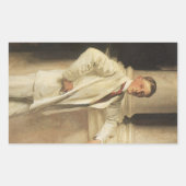Earl of Dalhousie van John Singer Sargent Rechthoekige Sticker (Voorkant)