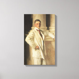 Earl of Dalhousie van Sargent,  portretkunst Canvas Afdruk
