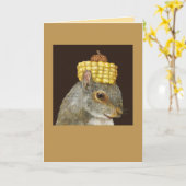 Earl of de eekhoorn kaart (Gele Bloem)