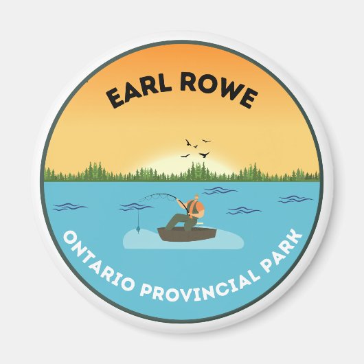 Earl Rowe Ontario Provincial Park Magnet (Voorkant)