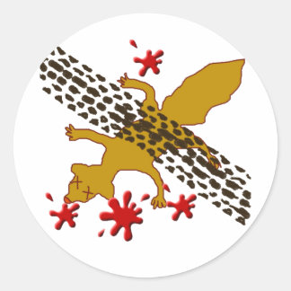 Earl The Dead Squirrel Ronde Sticker