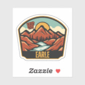 Earle, Arkansas  Sticker (Vel)