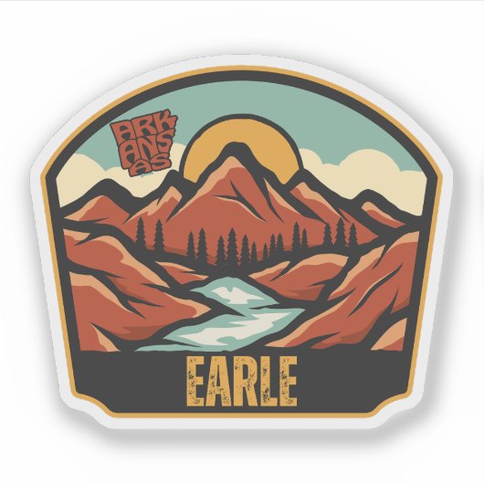 Earle, Arkansas  Sticker (Voorkant)