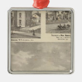 Earlham College, Richmond Metalen Ornament (Voorkant)