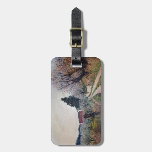 EARLIEST SPRING IN HET VERNALESE/Toscane L. Bagagelabel (Voorkant verticaal)