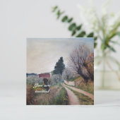 EARLIEST SPRING IN TUSCANY gold Kaart (Staand voorkant)