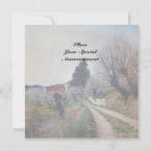 EARLIEST SPRING IN TUSCANY gold Kaart (Achterkant)