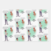 Earlobe Valentine's Day Wrapping Paper Sheets (Voorkant 2)