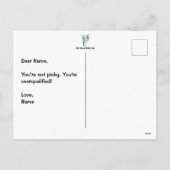 Earlobes Valentijns vakantie Kaart (Achterkant)