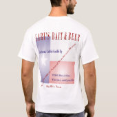 Earl's Bait & Beer T-shirt (Achterkant)