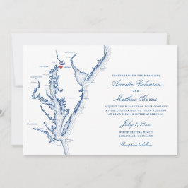 Earlville Maryland kaart Elegante bruiloft