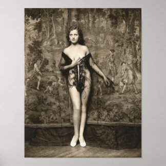 Early 1900s French postcard Poster