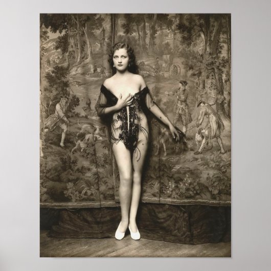 Early 1900s French postcard Poster (Voorkant)