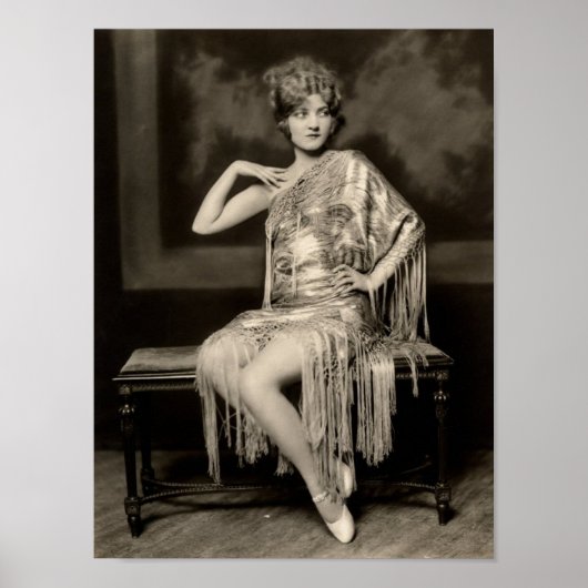 Early 1900s French postcard Poster (Voorkant)