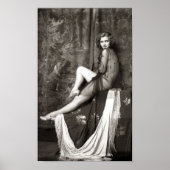 Early 1900s French postcard Poster (Voorkant)