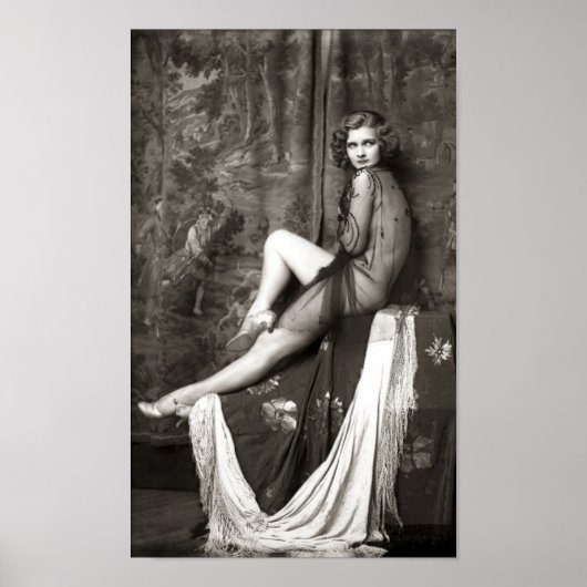 Early 1900s French postcard Poster (Voorkant)