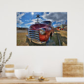 Early 50's Chevy Truck Poster (Keuken)