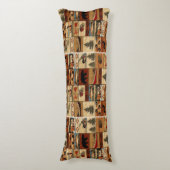 "Early Americana" Lichaamskussen (Voorkant Verticaal)