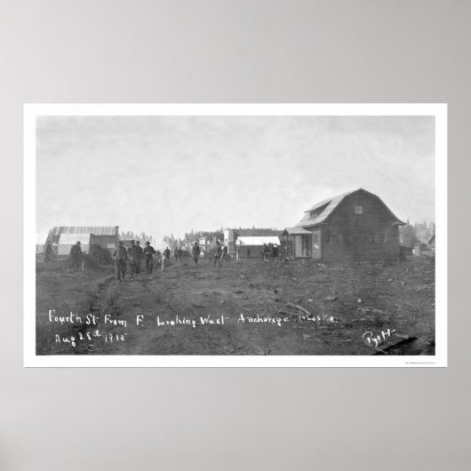 Early Anchorage Alaska 1915 Poster (Voorkant)