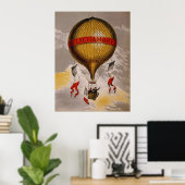 Early BALLOON Maker Henri Lachambre Adverteren Poster (Thuiskantoor)