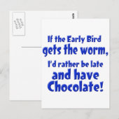 Early Bird Briefkaart (Voorkant / Achterkant)