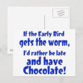 Early Bird Briefkaart (Voorkant / Achterkant)
