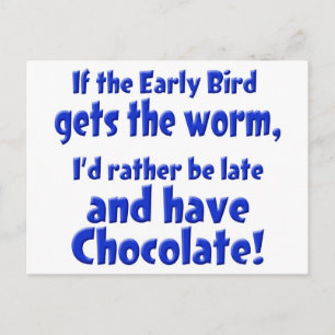 Early Bird Briefkaart