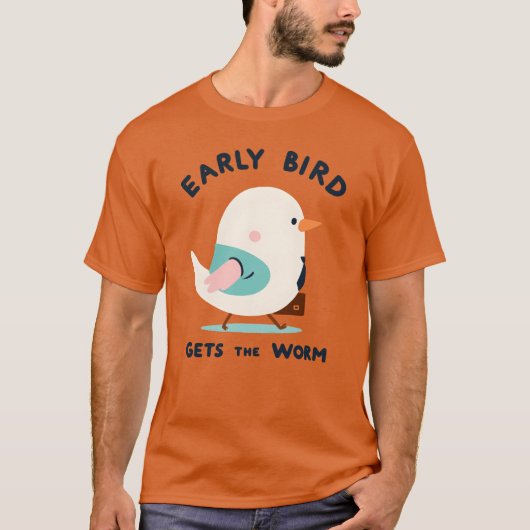Early Bird cadeau T-shirt (Voorkant)