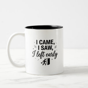Early Bird Escapes Tweekleurige Mok