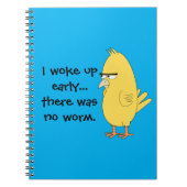 Early Bird Funny Notitieboek (Voorkant)