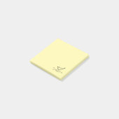 Early Bird Pen Line Art Drawing Post-it® Notes (Schuin)