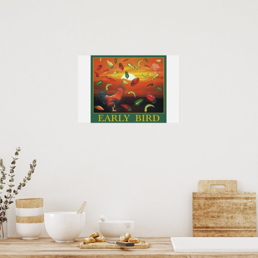 Early Bird Poster (Keuken)