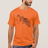 "Early Bird" Prehistorische vogel T-shirt (Voorkant)