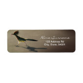 Early Bird, return address label (Voorkant)
