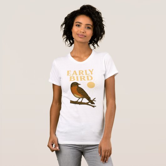 Early Bird T-shirt (Voorkant volledig)