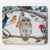 "Early Birds" Mousepad Muismat (Voorkant)