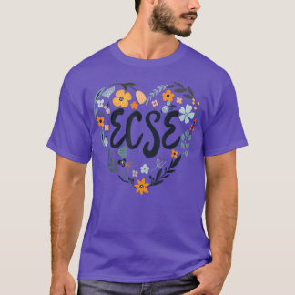 Early Childhood Special Education SPED ECSE Crew L T-shirt