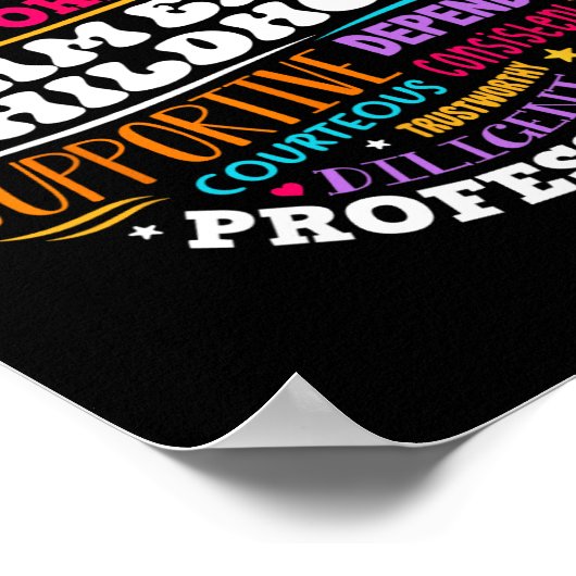 Early Childhood Team Ece Teacher Back To School Ed Poster (Hoek)