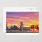 Early Country Morning Sunrise Briefkaart (Voorkant / Achterkant)