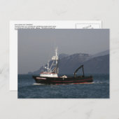 Early Dawn, Crab Boat in Dutch Harbour, AK Briefkaart (Voorkant / Achterkant)