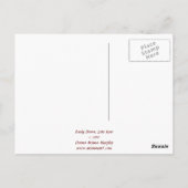 Early Dawn late June Briefkaart (Achterkant)