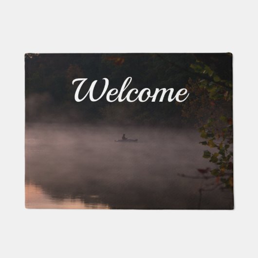 Early Foggy Vist Welcome Doormat Deurmat (Voorkant)