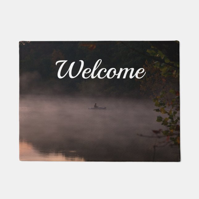 Early Foggy Vist Welcome Doormat Deurmat (Voorkant)