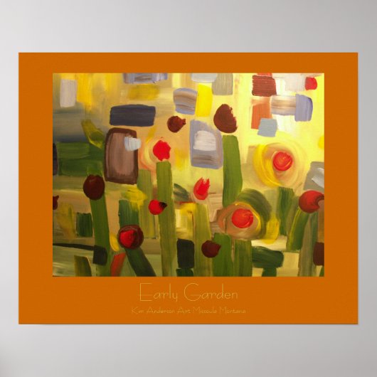 Early Garden Poster (Voorkant)