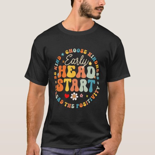Early Head Start Squad Homeschool Teacher Headstar T-shirt (Voorkant)