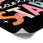 Early Head Start-student eerste dag van Head Start Poster (Hoek)